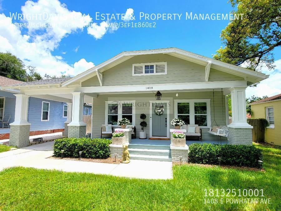 1408 E Powhatan Ave Tampa, FL House for Rent Rentable