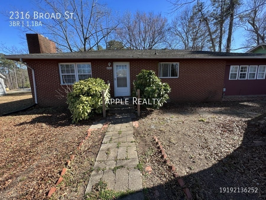 2316 Broad St Durham, NC House for Rent Rentable
