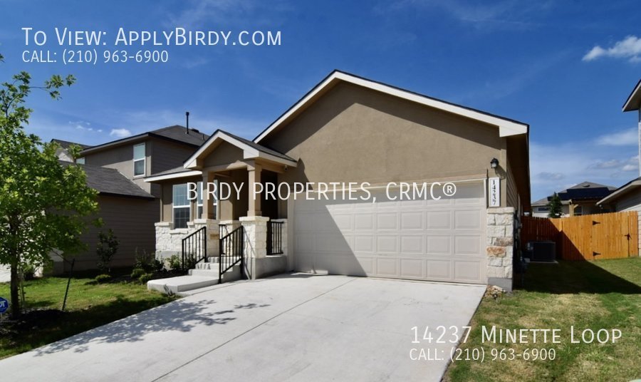 14237 Loop San Antonio, TX House for Rent Rentable