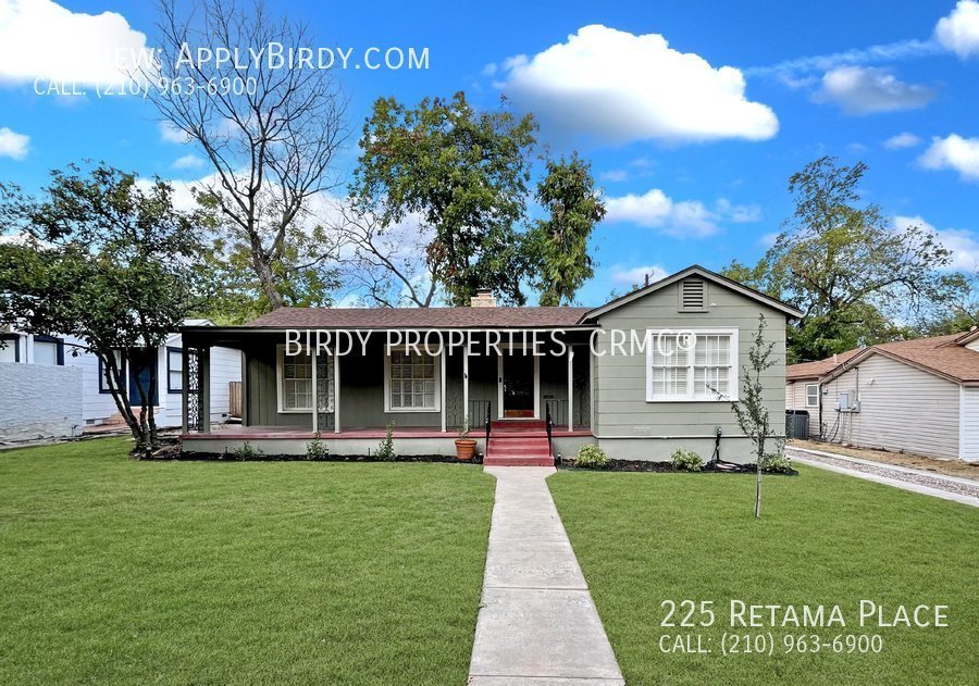 225 Retama Pl Alamo Heights, TX House for Rent Rentable