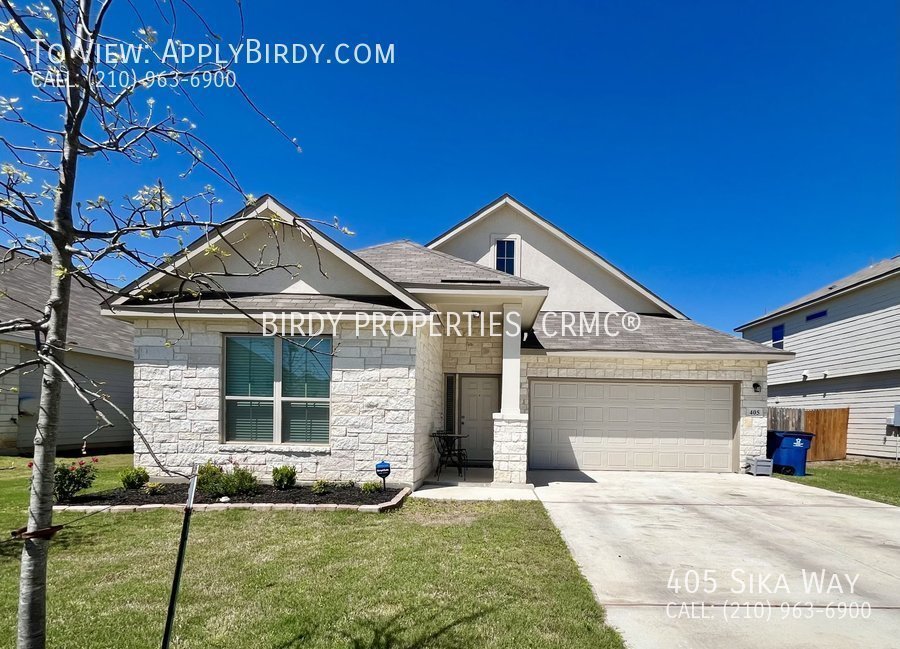405 Sika Way Cibolo, TX House for Rent Rentable