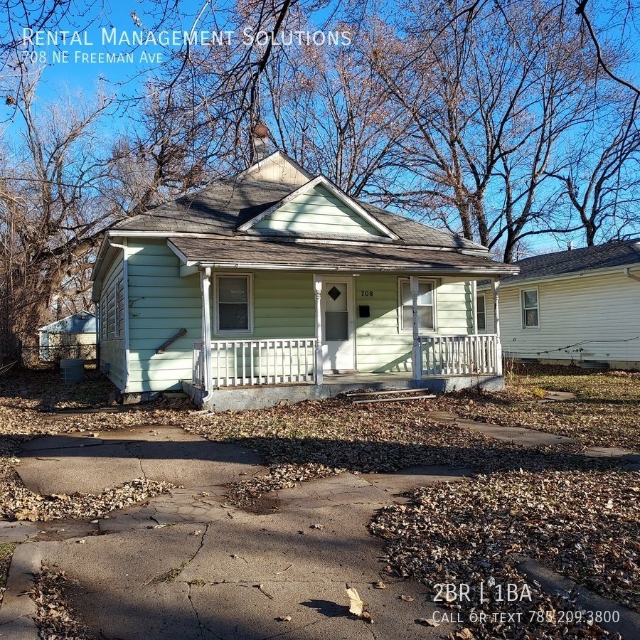 708 NE Freeman Ave Topeka, KS House for Rent Rentable