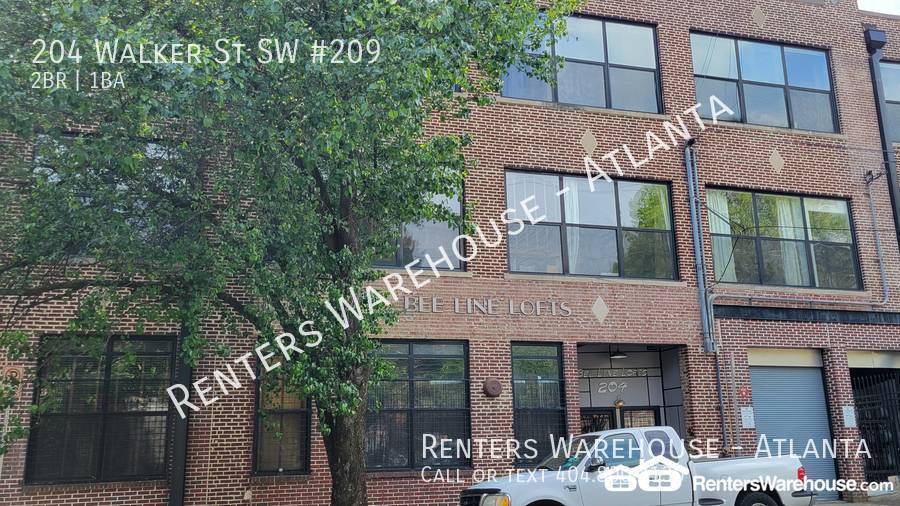 204 Walker St 209 Atlanta, GA Apartment for Rent Rentable