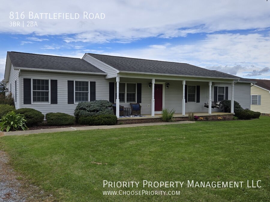 816 Battlefield Rd Fort Defiance, VA House for Rent