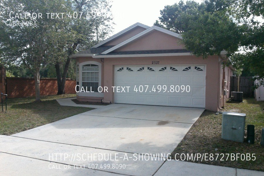 2537 Hickory Oak Blvd Orlando, FL House for Rent Rentable