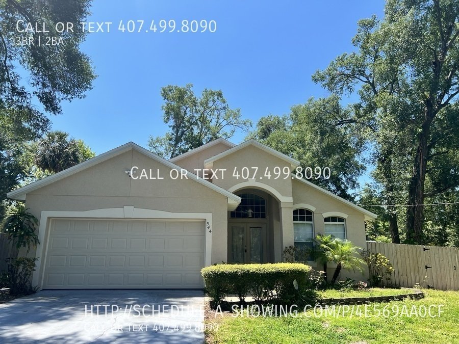 544 Oakhurst St Altamonte Springs, FL House for Rent