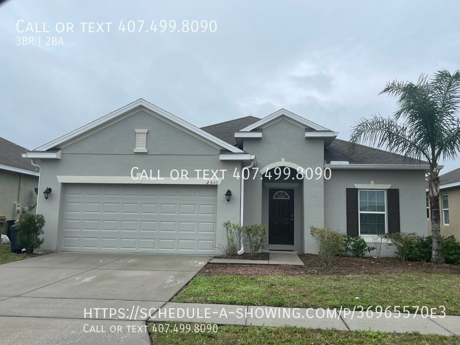 2510 Egret Loop Kissimmee, FL House for Rent Rentable