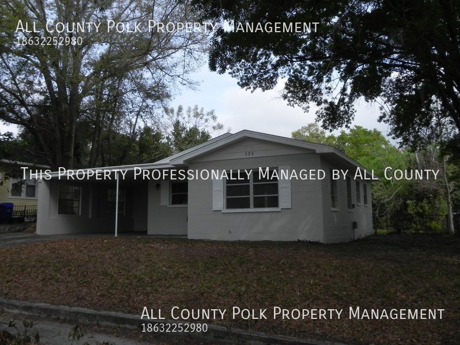 720 Buena Vis Lakeland, FL House for Rent Rentable