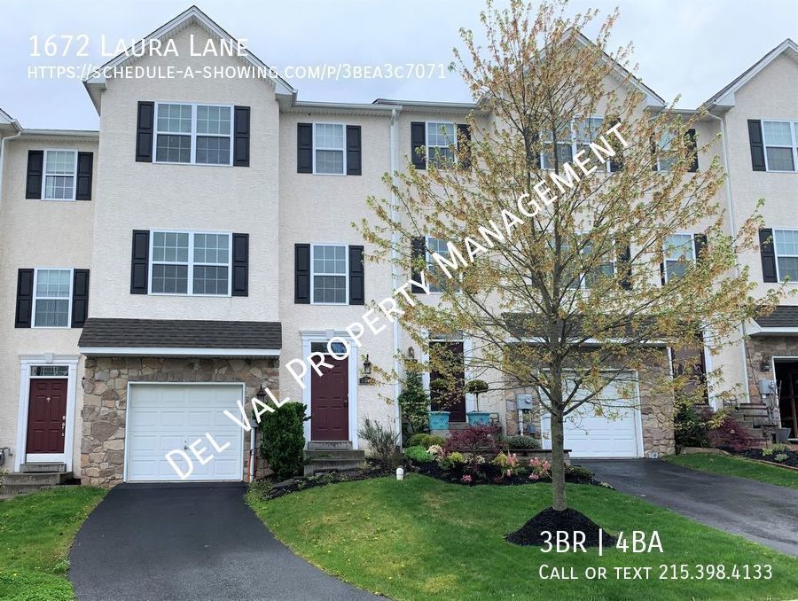 1672 Laura Ln Pottstown, PA House for Rent Rentable