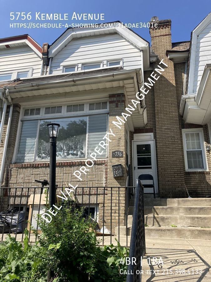 5756 Kemble Ave Philadelphia, PA House for Rent Rentable