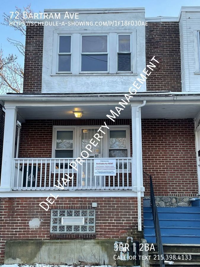 72 Bartram Ave Lansdowne, PA Apartment for Rent Rentable