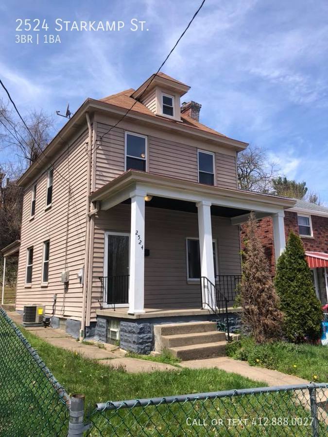 2524 Starkamp St Pittsburgh, PA House for Rent Rentable