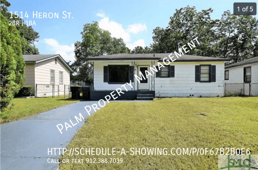 1514 Heron St Savannah, GA House for Rent Rentable