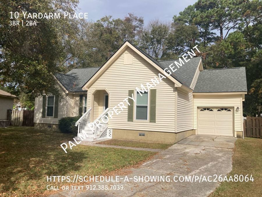 10 Yardarm Pl Savannah, GA House for Rent Rentable