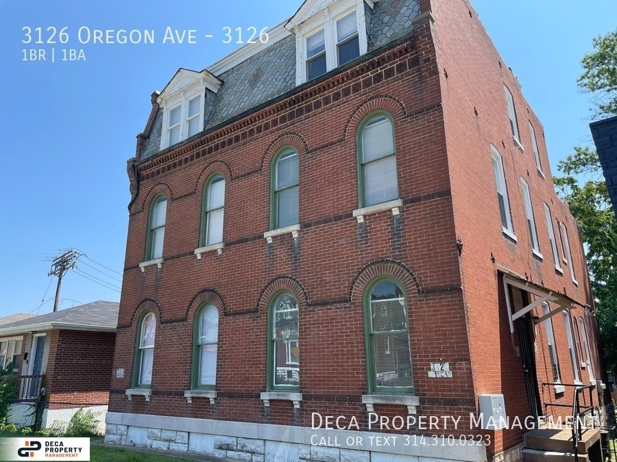 3124 Oregon Ave St Louis, MO Apartment for Rent Rentable