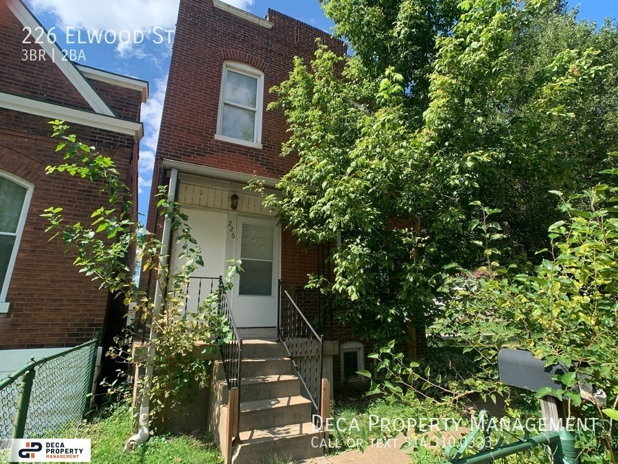 226 Elwood St St Louis, MO House for Rent Rentable