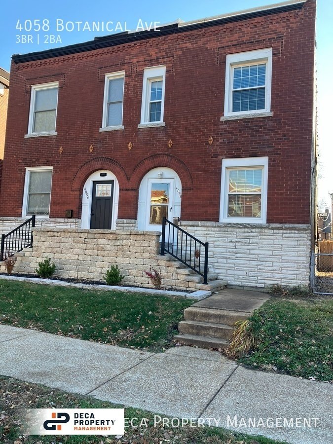 4058 Botanical Ave St Louis, MO House for Rent Rentable