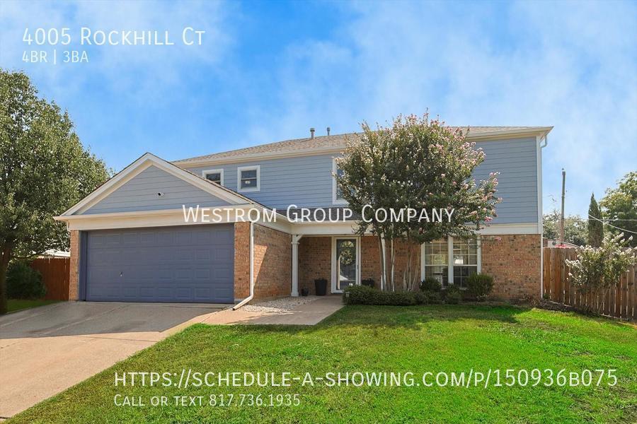 4005 Rockhill Ct Arlington, TX House for Rent Rentable