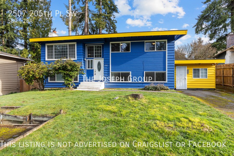 2507 205Th Pl Lynnwood, WA House for Rent Rentable