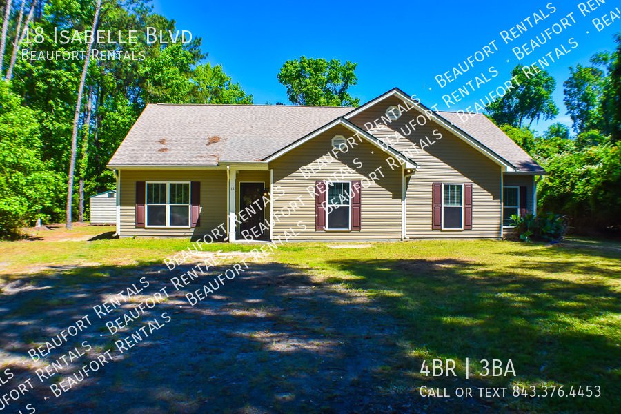 18 Isabelle Blvd Beaufort, SC House for Rent Rentable
