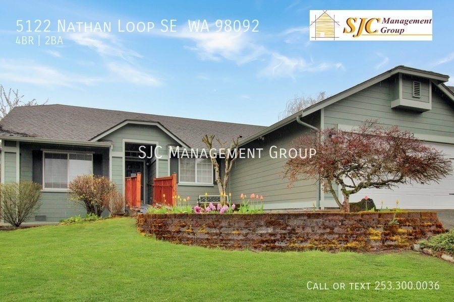 5122 Nathan Loop Auburn, WA House for Rent Rentable