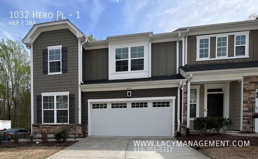 1032 Hero Pl Cary, NC House for Rent Rentable