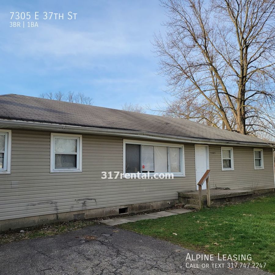 7305 E 37Th St Indianapolis, IN House for Rent Rentable