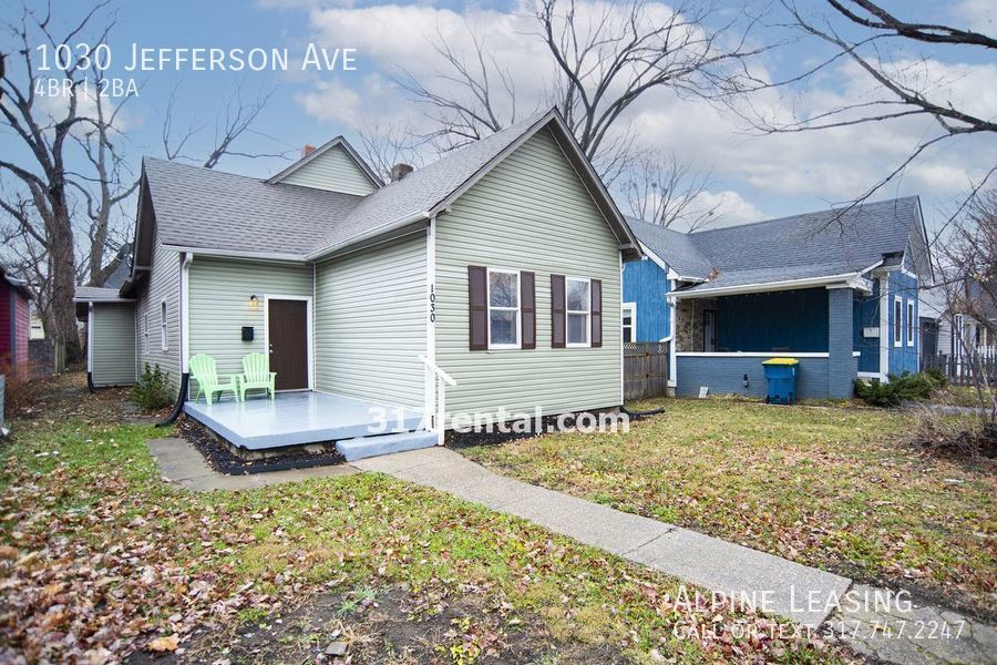 1030 Jefferson Ave Indianapolis, IN House for Rent Rentable