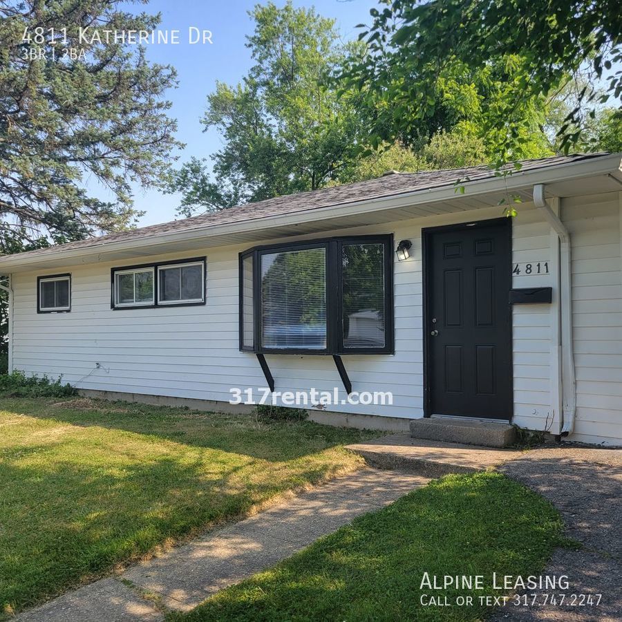 4811 Katherine Dr Indianapolis, IN House for Rent Rentable