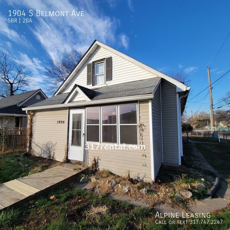 1904 S Belmont Ave Indianapolis, IN House for Rent Rentable