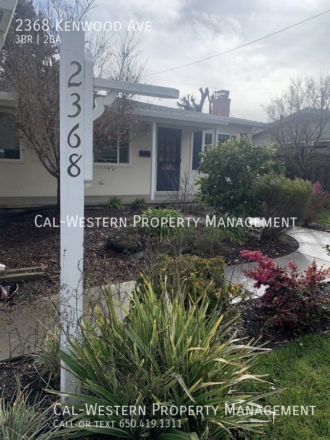 2368 Kenwood Ave San Jose, CA House for Rent Rentable