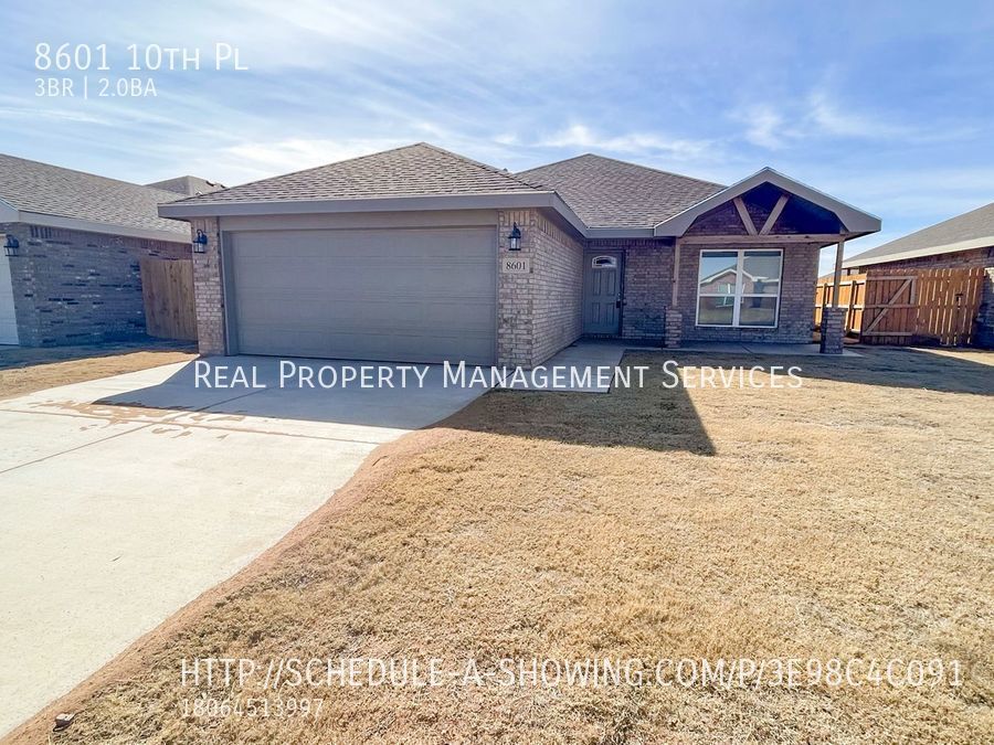 8601 10Th Pl Lubbock, TX House for Rent Rentable