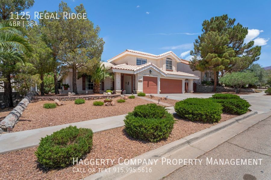 1125 Regal Rdg El Paso, TX House for Rent Rentable