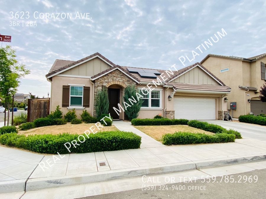 3623 Corazon Ave Clovis, CA House for Rent Rentable