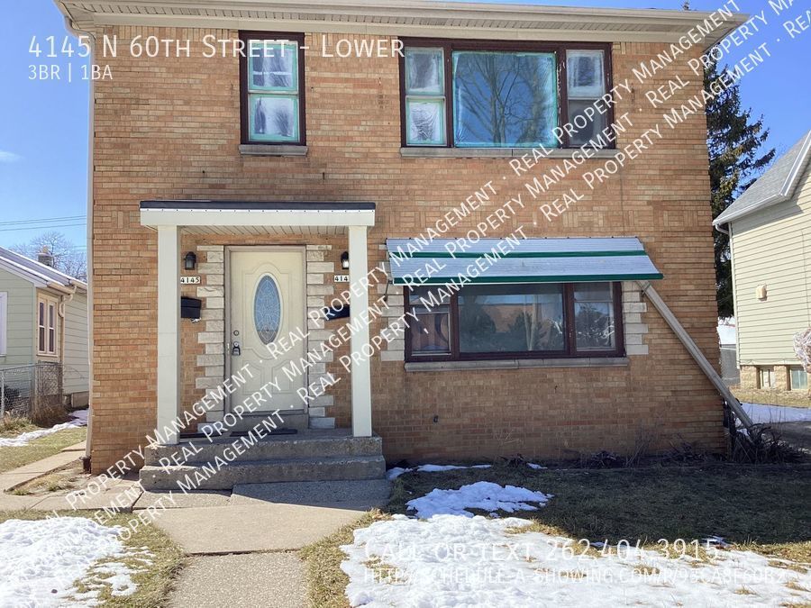 4145 N 60Th St Milwaukee, WI Apartment for Rent Rentable
