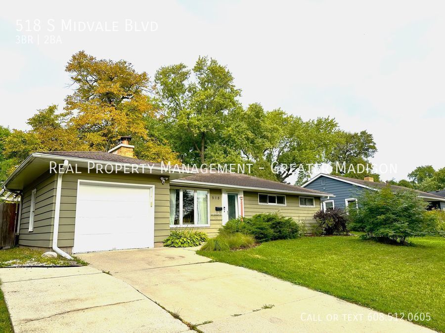 518 S Midvale Blvd Madison, WI House for Rent Rentable