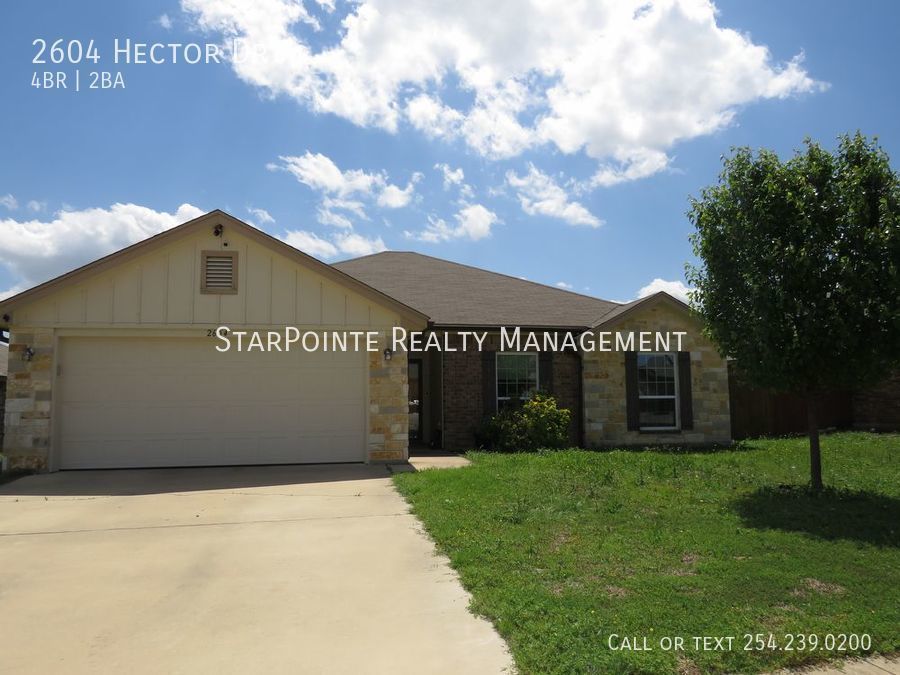 2604 Hector Dr Killeen, TX House for Rent Rentable