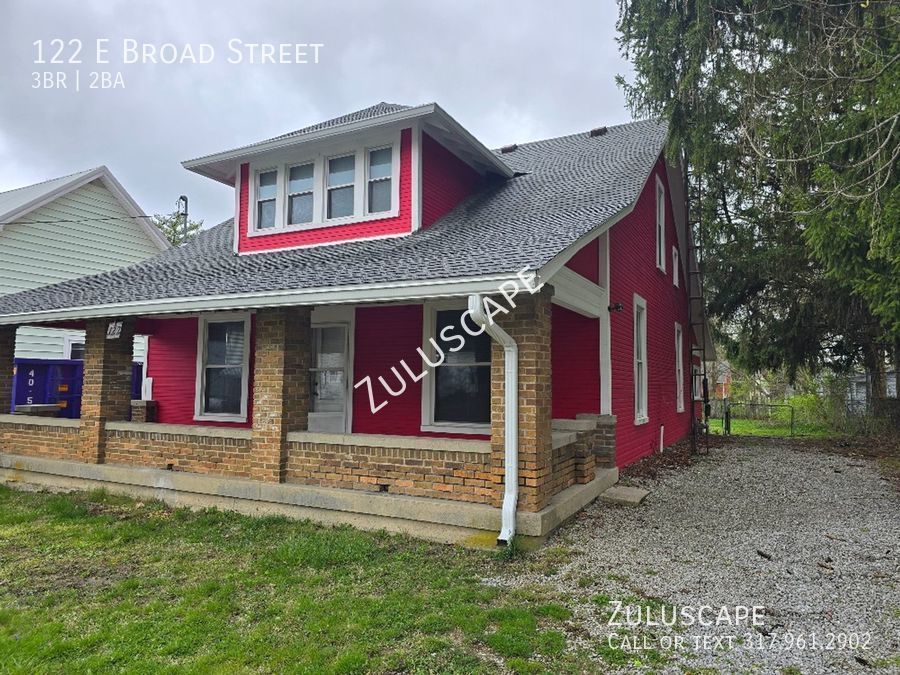 122 E Broad St Spiceland, IN House for Rent Rentable