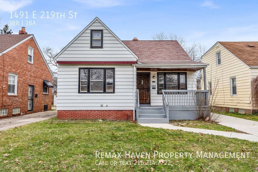 1491 E 219th St Euclid, OH House for Rent Rentable