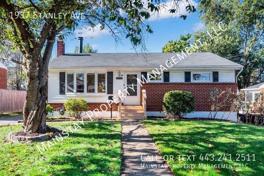 1937 Stanley Ave Rockville, MD House for Rent Rentable