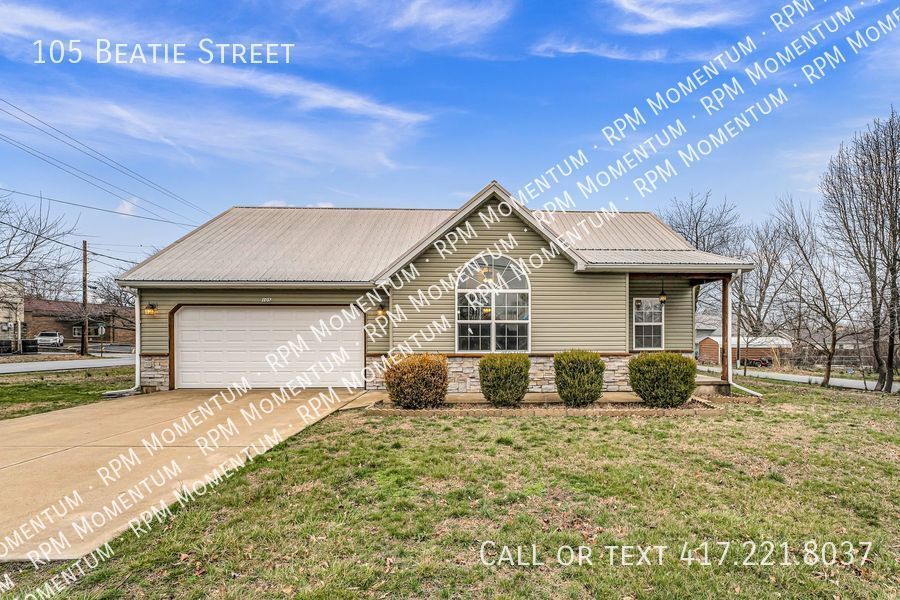 105 Beatie St Rogersville, MO House for Rent Rentable