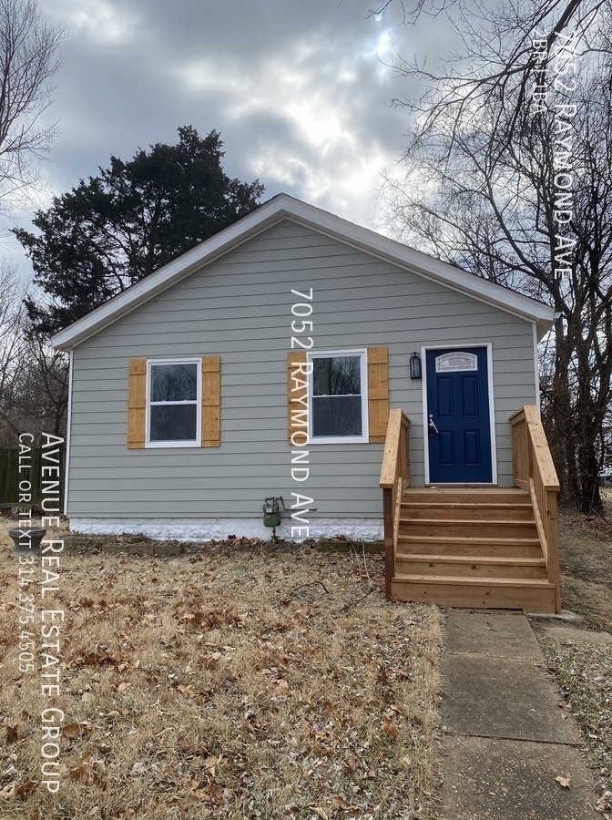 7052 Raymond Ave St Louis, MO House for Rent Rentable