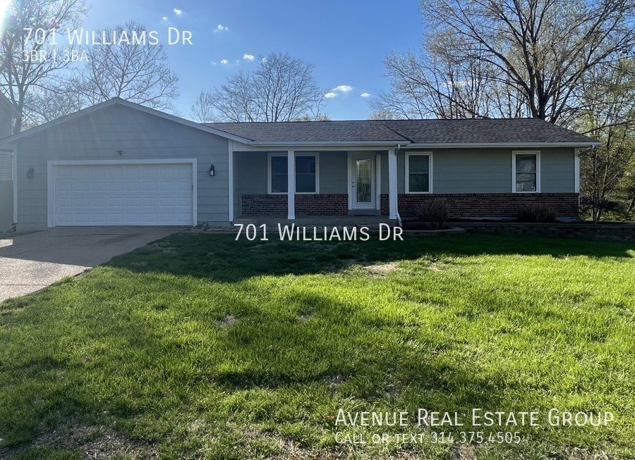 701 Williams Dr Eureka, MO House for Rent Rentable