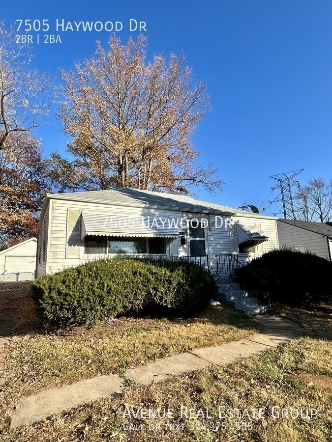 7505 Haywood Dr St Louis, MO House for Rent Rentable