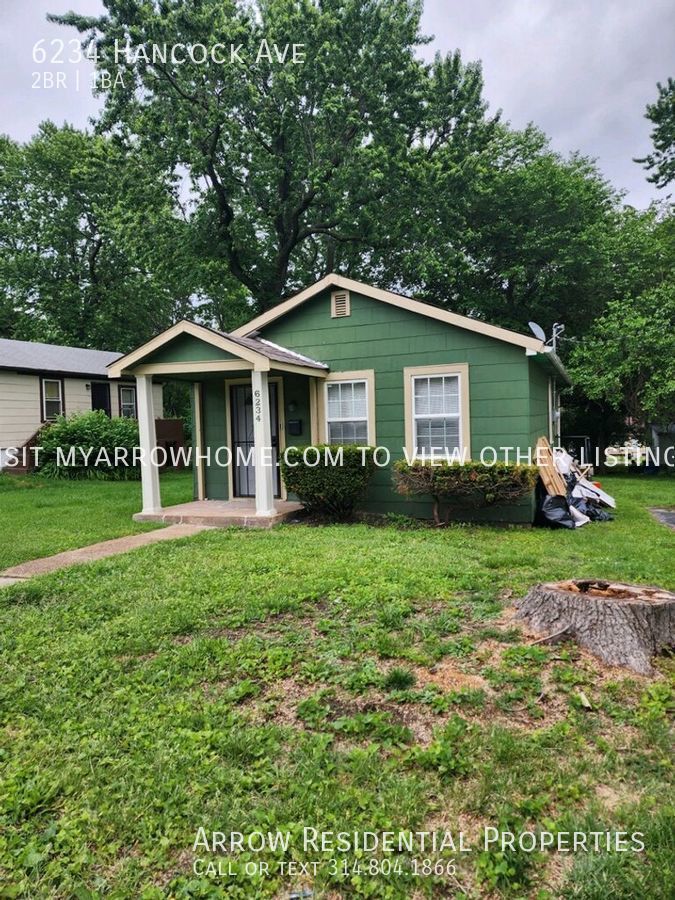 6234 Hancock Ave St Louis, MO House for Rent Rentable