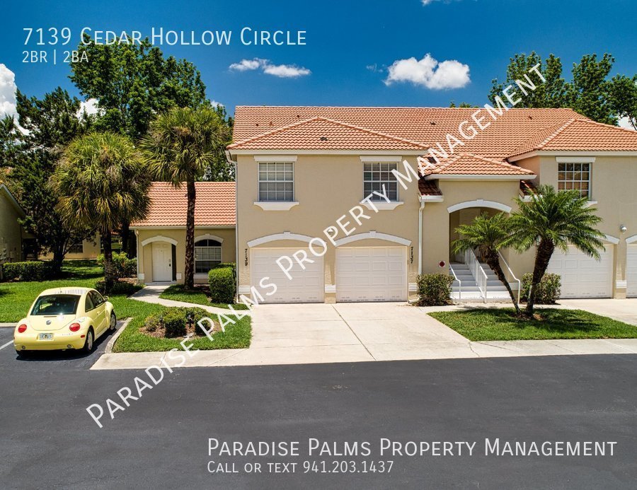 7139 Cedar Hollow Cir Bradenton, FL Apartment for Rent