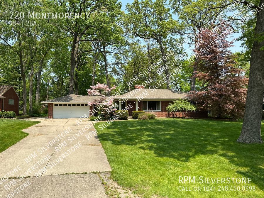 220 Montmorency Rochester Hills, MI House for Rent Rentable