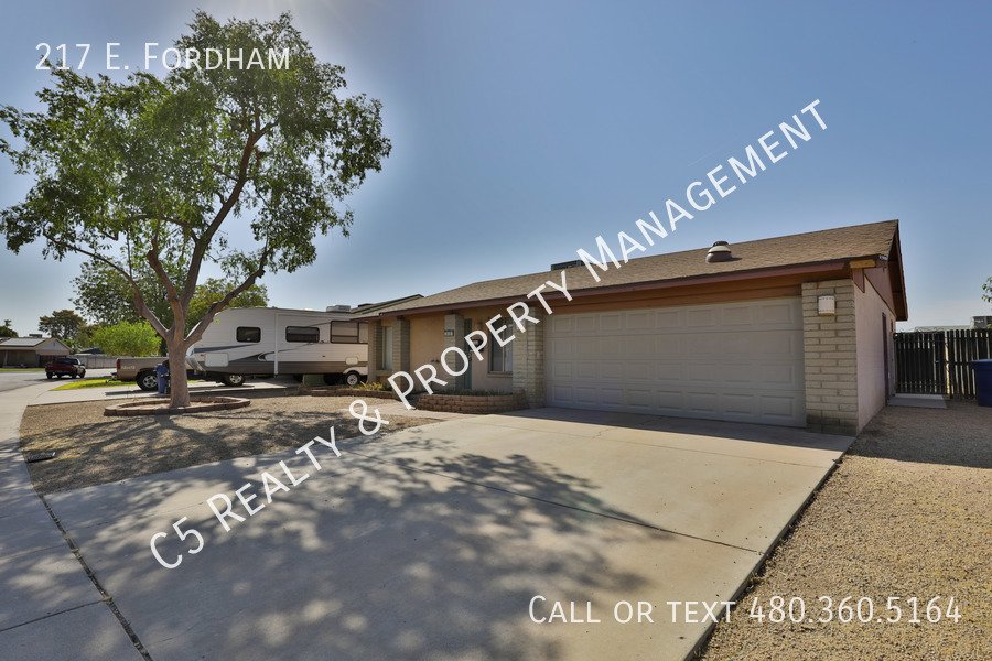 217 E Fordham Tempe, AZ House for Rent Rentable