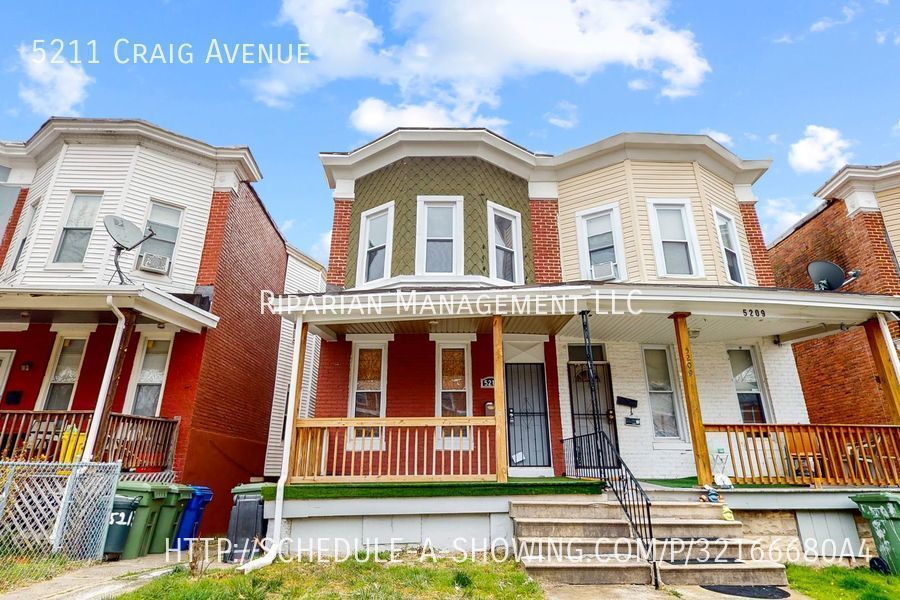 5211 Craig Ave Baltimore, MD House for Rent Rentable