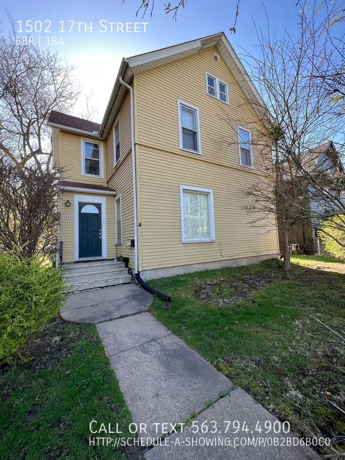 1502 17Th St Moline, IL House for Rent Rentable
